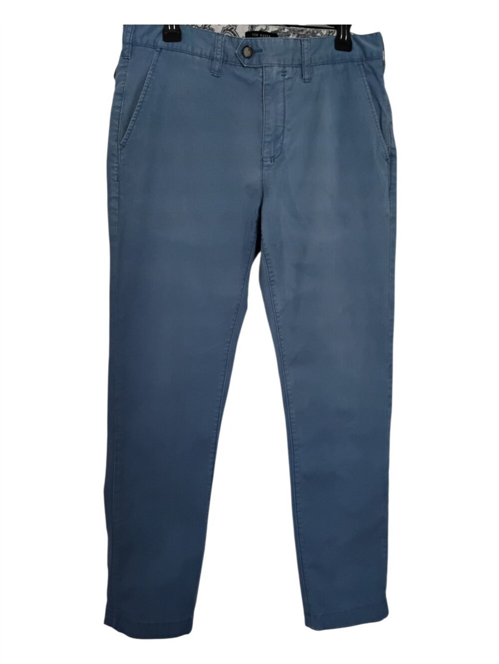Ted Baker London Mens Blue Trousers With Paisley Lining 32R